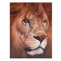 New Products Yellow Sword Wave Realistic Oil Painting < Lions > Pure Hand-painted Boutique Oil Painting