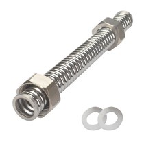 6 in charge stainless steel bellows six-part hose 304 high pressure explosion-proof inlet and outlet water DN20