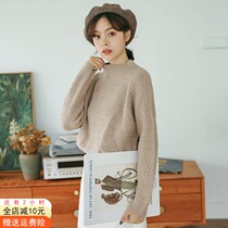  Sweater womens 2021 new spring gentle Japanese bottoming inside with small loose outer wear design sense niche