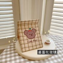 Moon God girl homemade littlemoon bear bear bear desktop makeup mirror desktop student dormitory mirror
