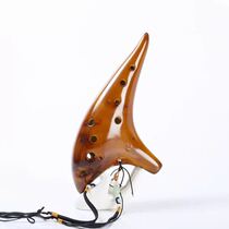 12 Twelve holes Ocarina C tune smoked Ocarina 12 holes AC professional teaching flute to send teaching materials manufacturers wholesale