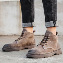 Special size Martin boots men 45 English style 46 plus velvet cotton shoes 47 warm 48 winter boots casual High mens shoes