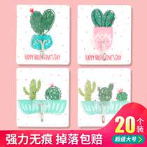 Suction hook hanging wall dip hook Household wall hanging super sticky hook Load-bearing viscose Nordic style self-adhesive