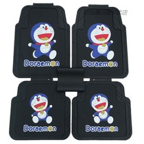  Robot cat cute cartoon car floor mat latex universal thickening non-slip no odor waterproof can be cut Kumamoto bear