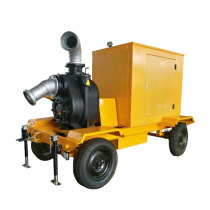 Dongming DONNIN No clogging of diesel sewage self-priming pumps diesel powered mobile pump vehicles DMDP80LE