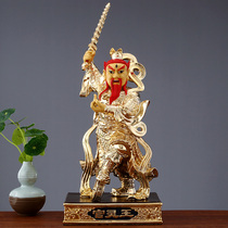 Xi Manti Wang Shanghong Kings Statue Taiwan Bronze Cure Gold Taiyi Golden Taiyi Thunder should be revered for the mercy of Lonnen True Juno bronze statue