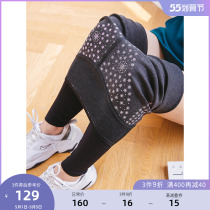 (Qingkura RMB160 ) Large code Female dress Fat younger sister Spring dress High waist print 90% Bottom Pants Fever Barbie Pants