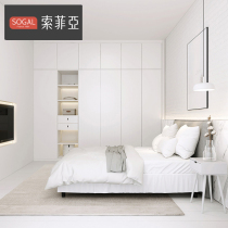 Official Sofia Overall Bedroom Walk-In Flat Door Cover Wardrobe Integrated Custom Cloakroom Furniture Custom