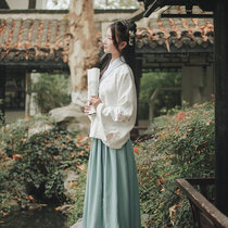 Chi Xia Ruo Shangdie: Qing Ruo original improvement Hanfu Ming jacket skirt set Du Ruo butterfly re-engraved