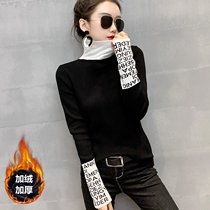 High collar bottom-shirt woman autumn winter new European station Garnter thickened sweater woman fit in a foreign air knit blouse