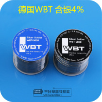 German original WBT 0820 with silver soldering tin-0 8mm DAC pre-level ear discharge Recommended use