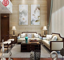 New Chinese solid wood sofas combined minimalist modern boutique sofa hotel clubhouse Dining Room Whole furniture Customized