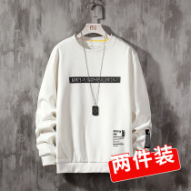  Antarctic mens long-sleeved t-shirt autumn round neck sweater Korean version of the trend autumn clothes trend brand loose bottoming shirt mens clothing