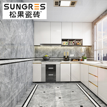 Pine cone modern simple gray light wall tile marble grain toilet kitchen floor tiles 300 600