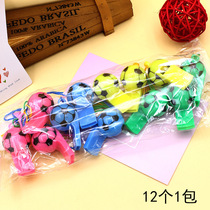 Color plastic football whistle referee whistle whistle cheer supplies fans whistle Game Supplies