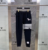 Thom Browne Japanese 21 autumn and winter models tb four-bar webbing puppy embroidery casual sweatpants for men and women