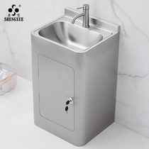 304 stainless steel wash basin vertical column one landing earth courtyard industrial wind outdoor wash basin wash basin wash basin