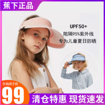 Banana childrens sunscreen hat Parent-child hat Boy and girl sunscreen UV protection empty top visor travel under the sun