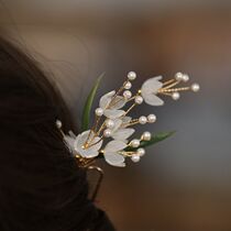 Hipster cute Lily of the Valley simple daily hairpin hairpin hairpin hairpin Hanfu song style Tang style accessories female hairpin