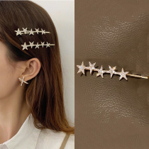 Net celebrity summer 2021 new hairpin female side super fairy one-word clip temperament hairpin 2020 clip headdress