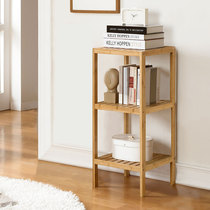 ruichang shelf Floor-to-ceiling living room modern bamboo and wood bookshelf Kitchen bathroom creative storage multi-layer shelf