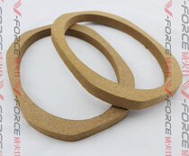 Car audio modification 6*9 inch 6x9 inch wooden mat gasket wooden horn pad density board pair price