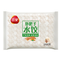 Sanquan frozen boiled shrimp climbing shrimp dumplings frozen convenience food 450g about 30 cold chain distribution