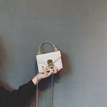 La mode soft leather small bag 2020 new trendy Korean all-match messenger bag net red ins fairy mini chain bag