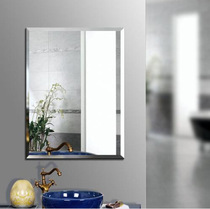 Frameless fitting mirror bedroom decoration full-length mirror wall-mounted full-length mirror porch ground mirror right angle beveled