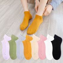 Socks Childrens boat Sox Summer low Shallow Mouth Pure Cotton Short Socks Lady Brief Pure Color Sports Socks Breathable Combi Cotton Socks