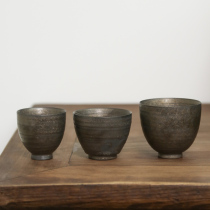 Jingdezhen original mine handmade iron glaze tea cup individual cup single Cup Master Cup Japanese ceramic kung fu tea set