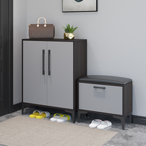 Nordic luxury shoe cabinet home door storage cabinet shoe cabinet living room multifunctional shoe stool simple modern porch cabinet