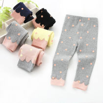 Girls baby leggings spring and autumn children Girls baby Autumn wear pants foreign atmosphere 0-1-3 years old 2 season
