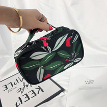 Export advanced sense portable hand carry small bag fashion multifunctional hand wash bag travel storage bag cosmetic bag