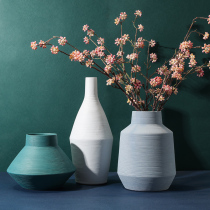 Soft outfit Art wrong color combination thick ceramic vase retro color vase home decoration ceramic floral decoration