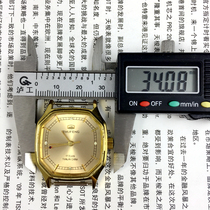 The original inventory Tianjin Everest cards Star yellow shell huang mian manual mechanical diameter 34mm sent strap