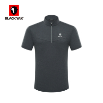 BLACKYAK breeac outdoor mens breathable short-sleeved half-pull T-shirt mountaineering short-sleeved T-shirt SZM215