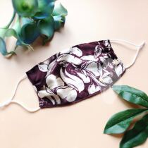 Double layer 100% mulberry silk mask satin silk slip KZ-25