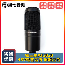 Audio Technica AT2020 Large Diaphragm Condenser Microphone 48V balanced live K song