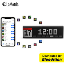 American lametric smart alarm clock creative personality retro sound phone led display speaker pixel clock