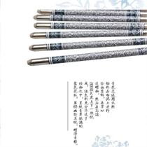 Food-grade stainless steel household chopsticks non-slip anti-scalding non-mold high-temperature disinfection restaurant-specific chopsticks set