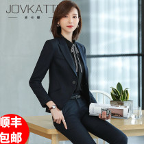 High-end professional suit women 2021 new spring and summer fashion business meeting formal dress sales department work clothes suit tide
