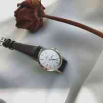 Oval bag 18K Platinum Omega Simple Swiss Watch Womens Watch 625