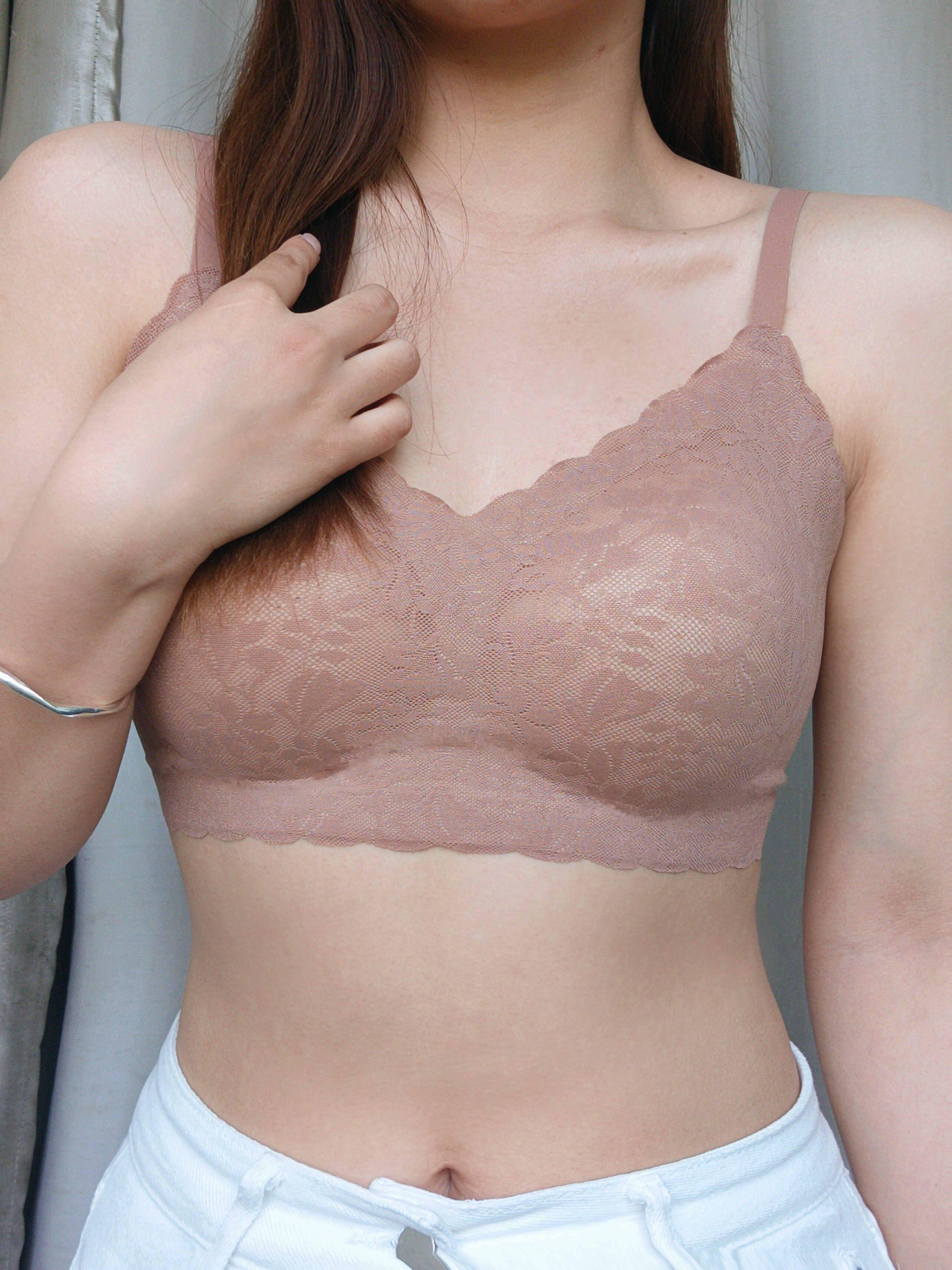 【小海豚内衣】伊维斯小胸显大文胸微聚拢设计自然挺拔蕾丝元素精致浪漫