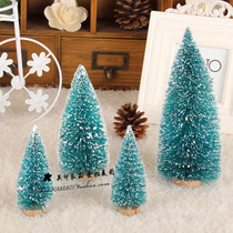 Full 58 emulated mini Christmas tree Christmas Snow pine shooting props swing piece Photographic Props Furnishing