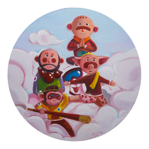 Exclusive sales Chen Jianzhou No 10 collection of oil paintings 100*100cm delivery frame