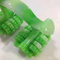 Rolling tool Ruyi massager four-wheel massage pushes the whole body waist acupuncture roller footstep leg meridian pusher