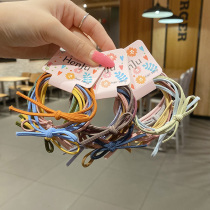 6 candy color head rope female Korean version of cute children color small rubber band tie head Hairband do not hurt hair rope