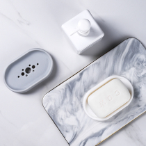 Japanese silicone drain soap box home simple ins toilet soap soap sponge rag cleaning storage box