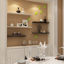 Wide 10CM piano paint word board Living room shelf shelf shelf decorative frame Modern simple wall shelf